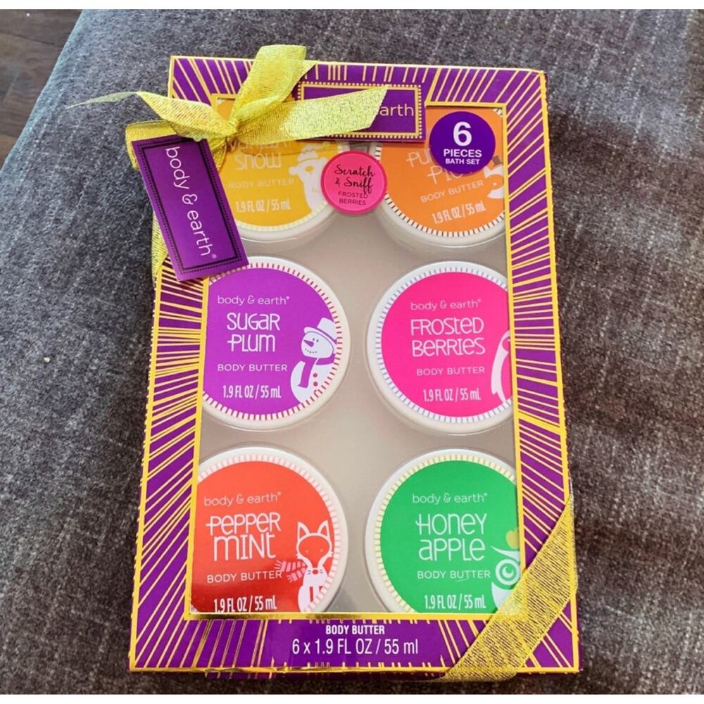Body and Earth 6 piece  body butter‎